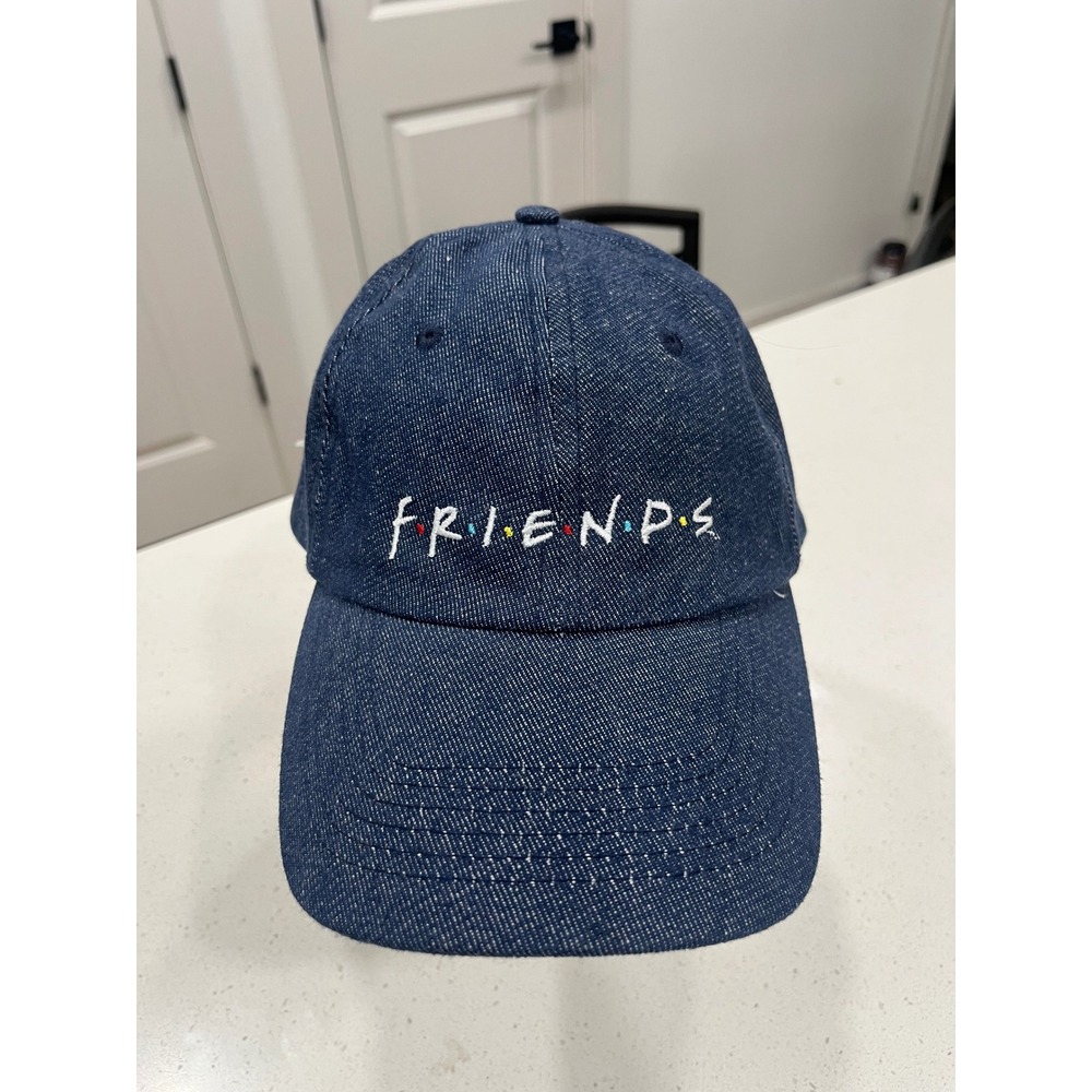 Friends Denim Baseball Cap - Branded Logo Dad Hat